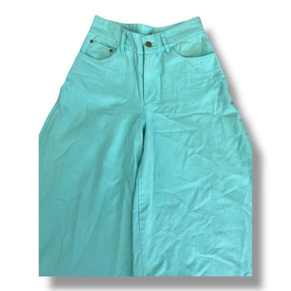 Farm Rio Anthropologie Extremely Wide Leg Pants Size Small - Picture 3 of 9